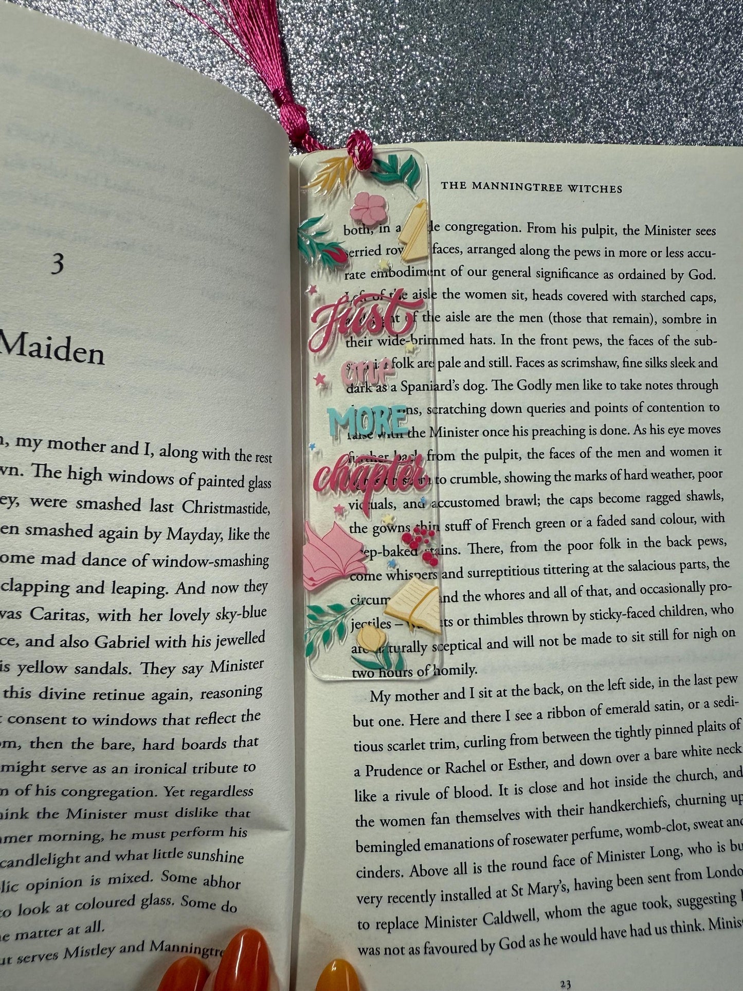Cheeky Acrylic Bookmark
