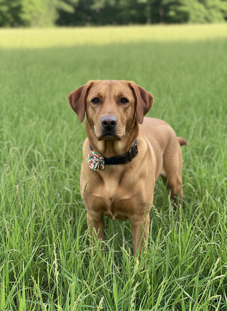 Autumn Dog Collar Flower | Limited Edition Pet Accessory | Autumnal Fabric Flower for Dog Collars | Handmade Seasonal Pet Decoration UK