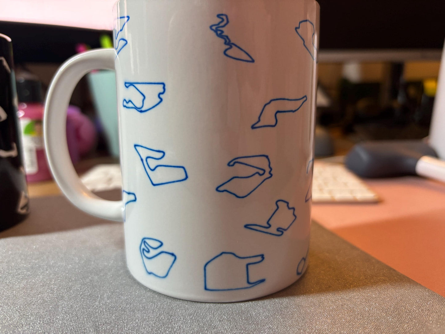 Formula One 2025 Race track Mug | Racing Circuits Mug | F 1 gifts | Hamilton | Norris | Cars | Gift Ideas | Formula Racing