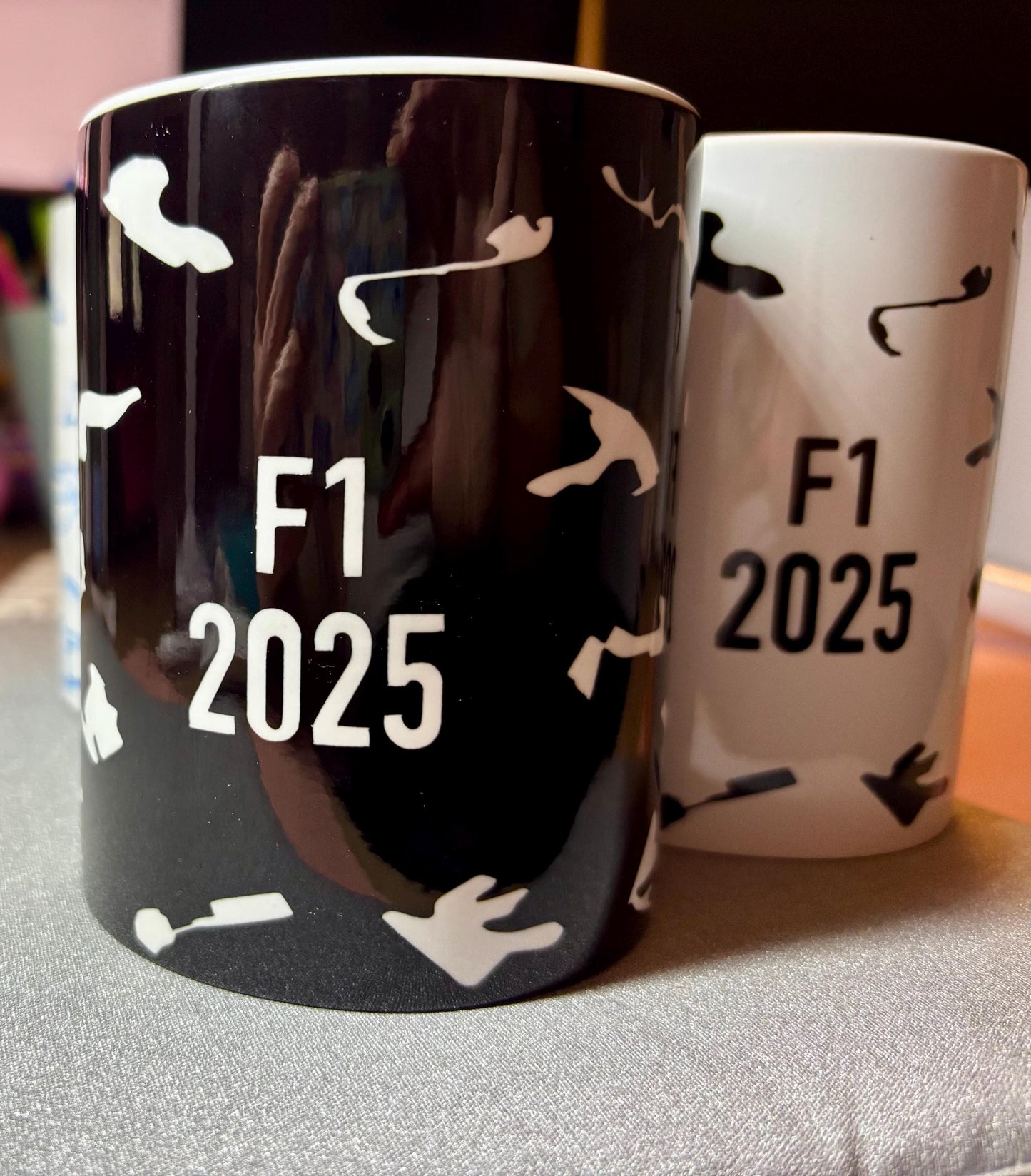 Formula One 2025 Race track Mug | Racing Circuits Mug | F 1 gifts | Hamilton | Norris | Cars | Gift Ideas | Formula Racing