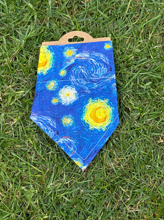 Starry Night Inspired Dog Bandana