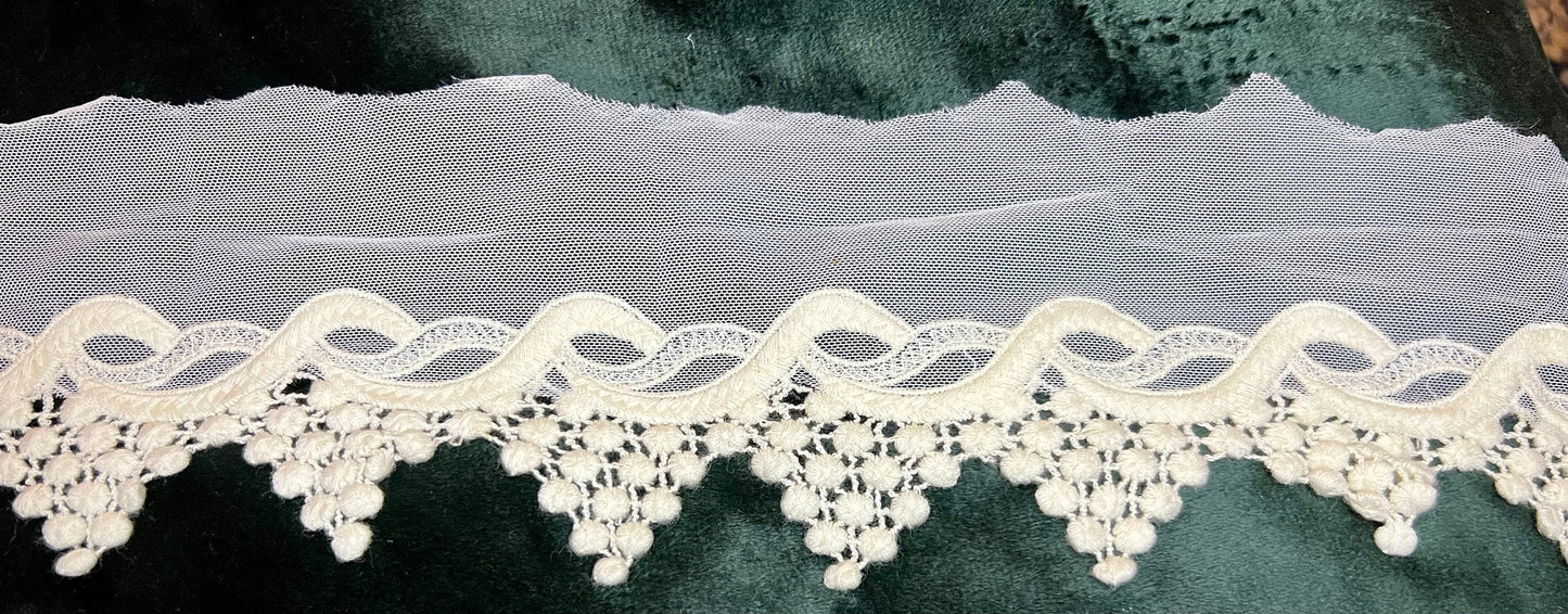 White Wedding lace trim