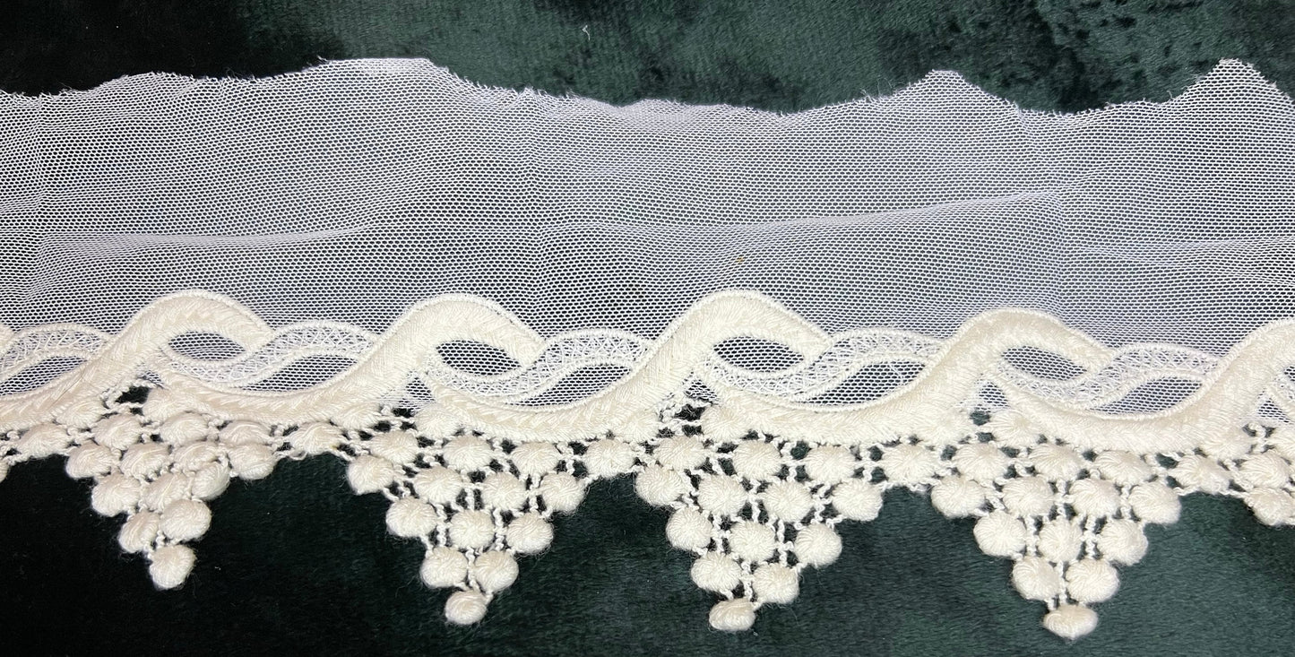 White Wedding lace trim