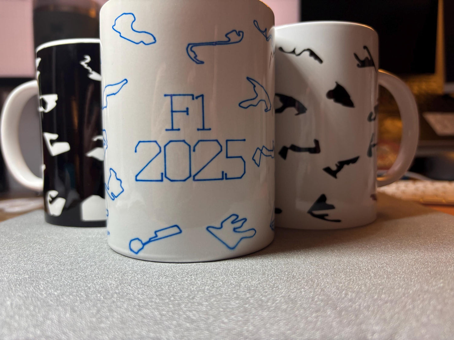 Formula One 2025 Race track Mug | Racing Circuits Mug | F 1 gifts | Hamilton | Norris | Cars | Gift Ideas | Formula Racing