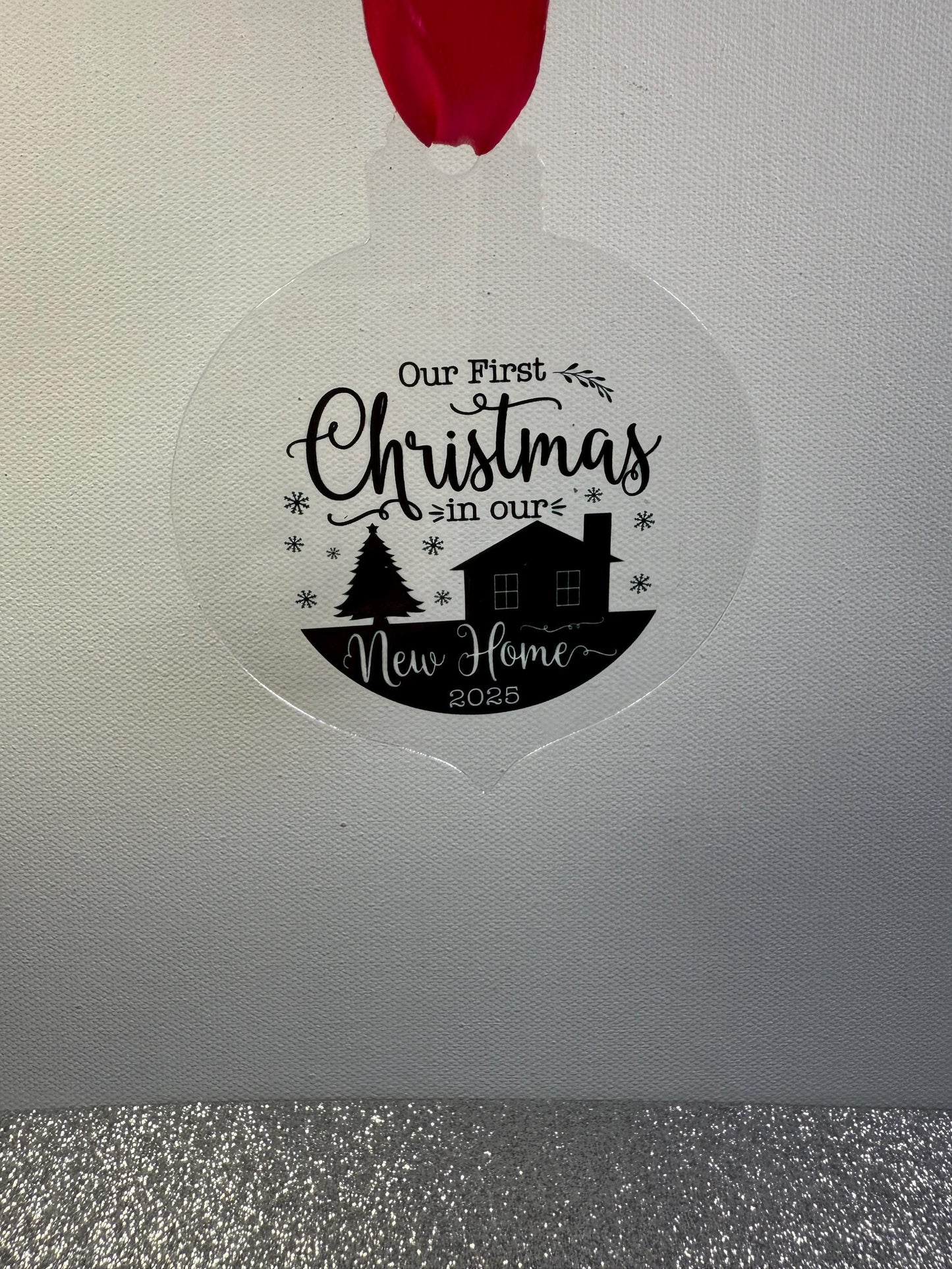New Home Christmas Tree Decoration β First Christmas in New Home Ornament β Housewarming Gift β Personalised Home Ornament β 2025 Keepsake