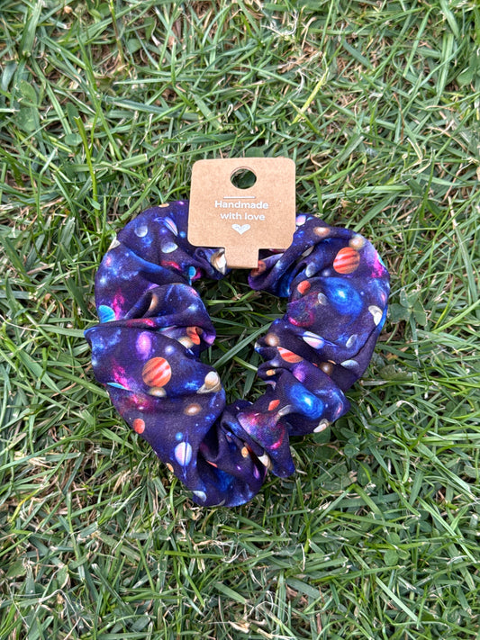 Space themed Planet scrunchie