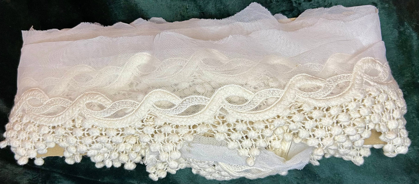 White Wedding lace trim