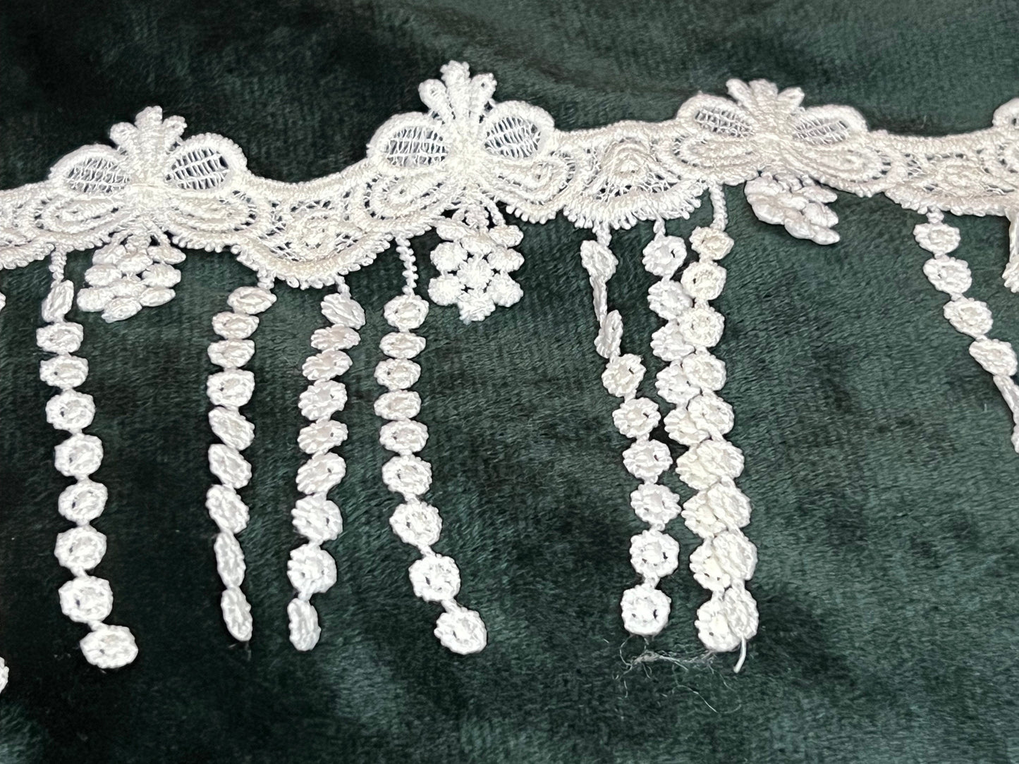 White Wedding lace trim