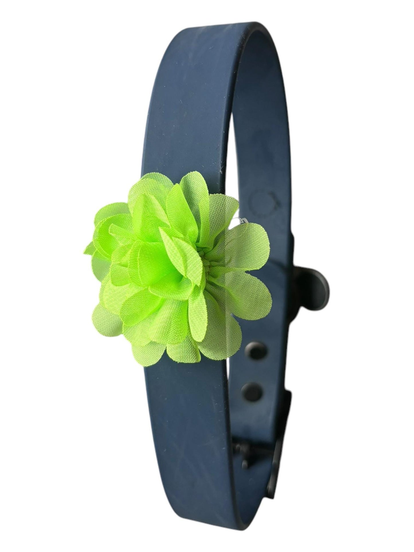 Small Dog Collar Flower – Chiffon Layered Floral Accessory for Small Dogs | Removable Pet Collar Flower | Feminine Dog Bow
