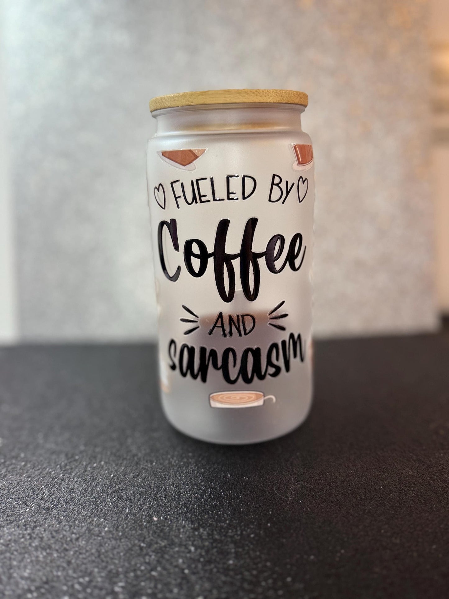 Coffee and Sarcasm Cold Cup