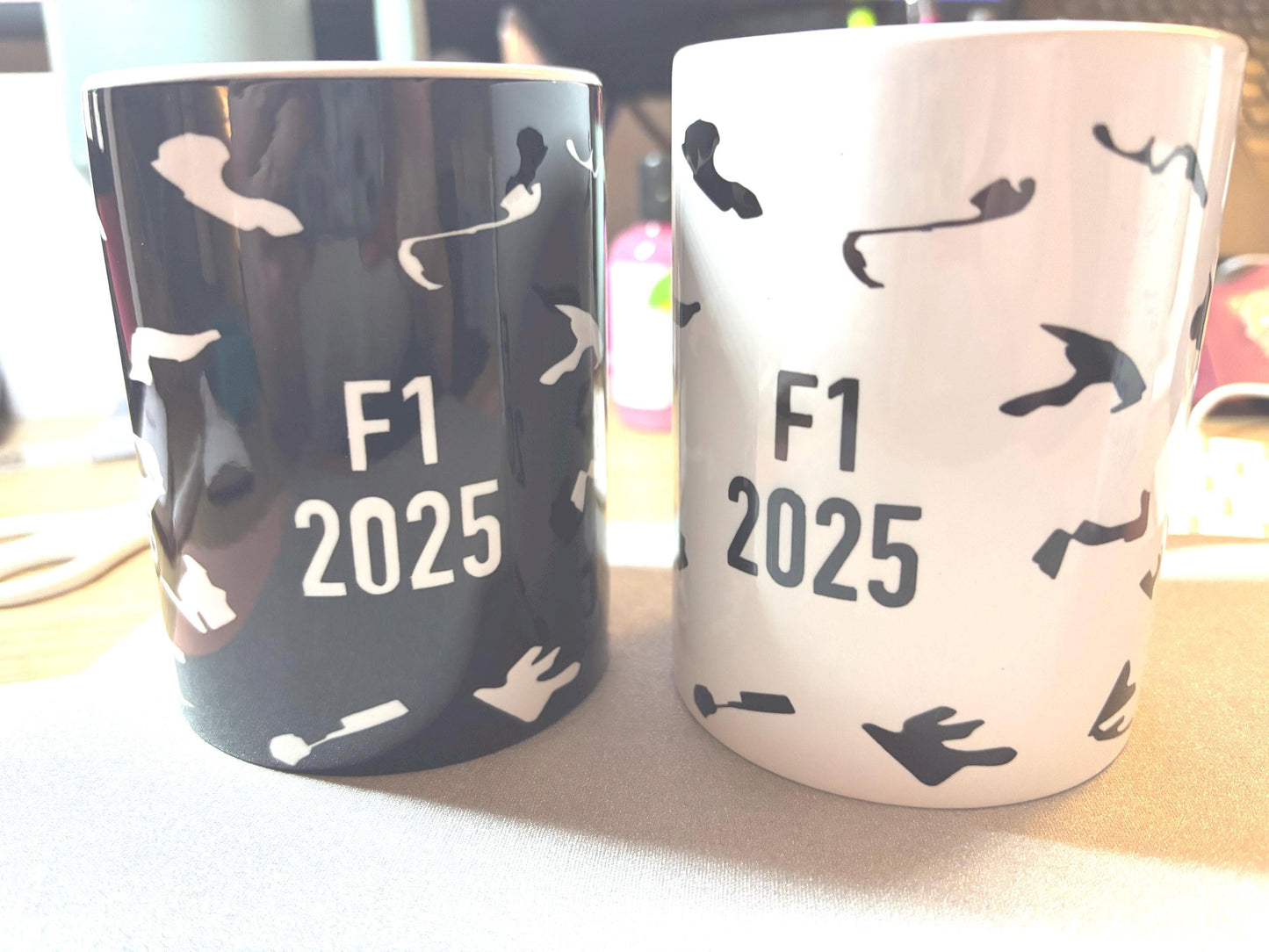 Formula One 2025 Race track Mug | Racing Circuits Mug | F 1 gifts | Hamilton | Norris | Cars | Gift Ideas | Formula Racing