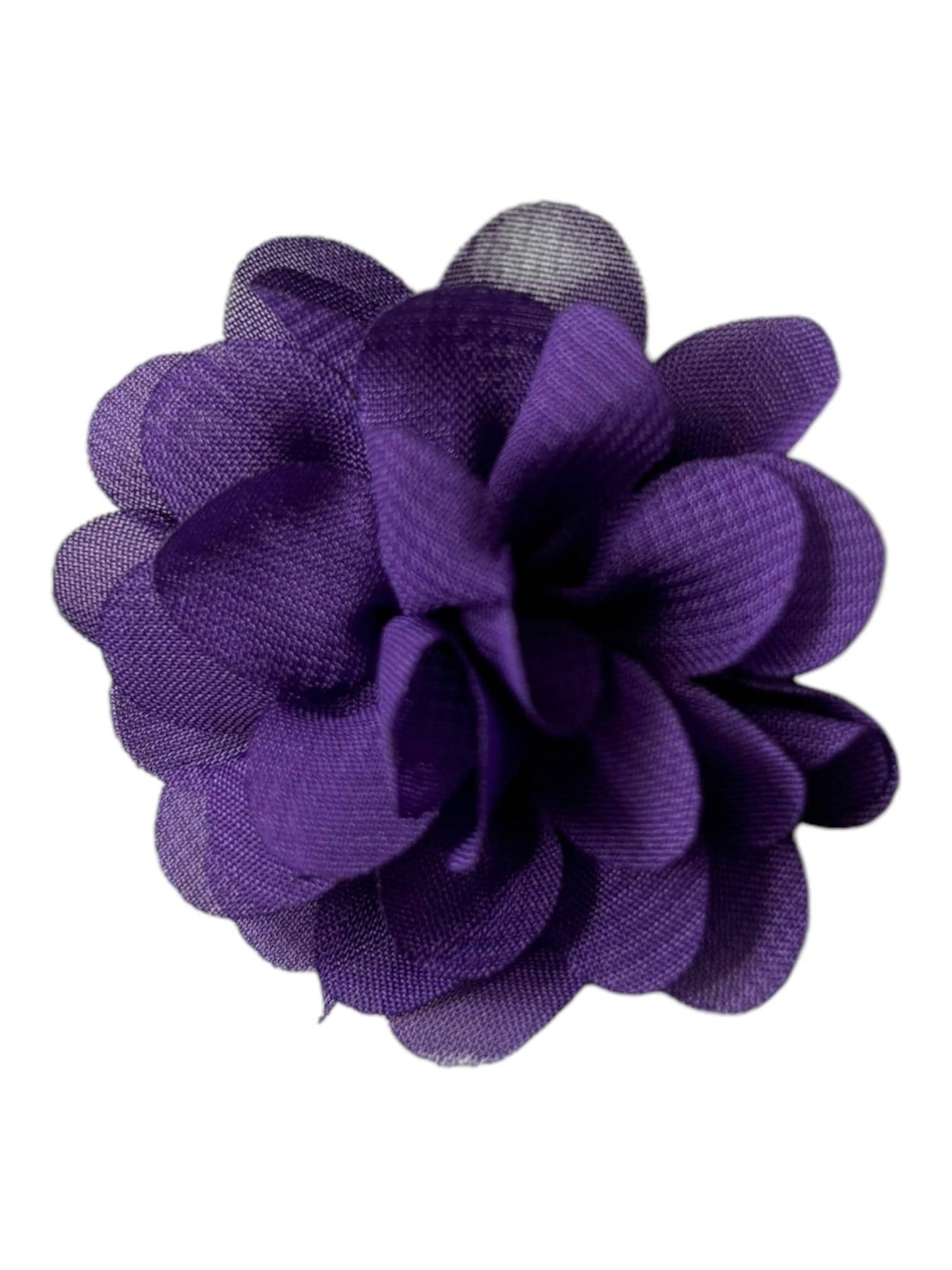 Small Dog Collar Flower – Chiffon Layered Floral Accessory for Small Dogs | Removable Pet Collar Flower | Feminine Dog Bow