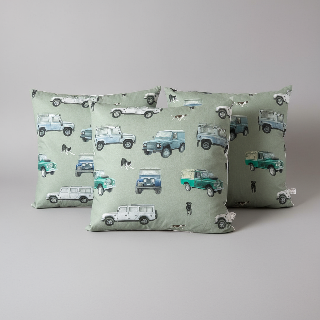 Handmade Land Rover Defender Cushion