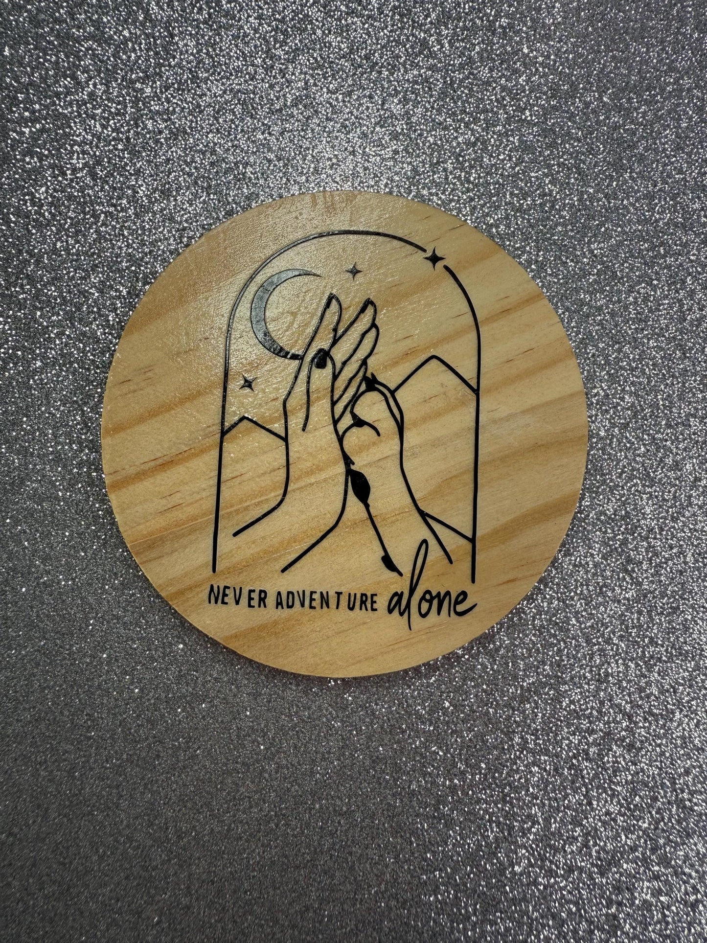 Never Adventure Alone Coaster