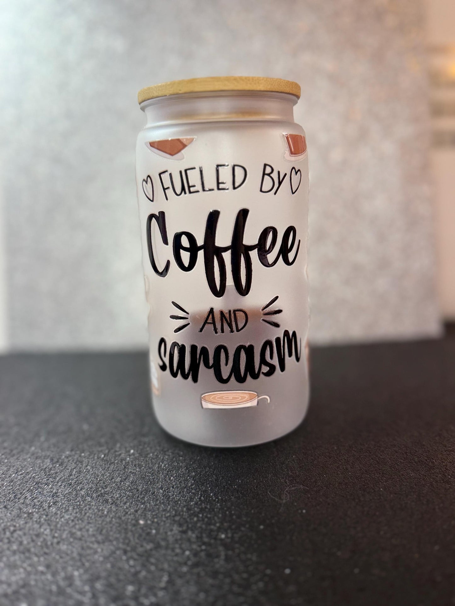 Coffee and Sarcasm Cold Cup