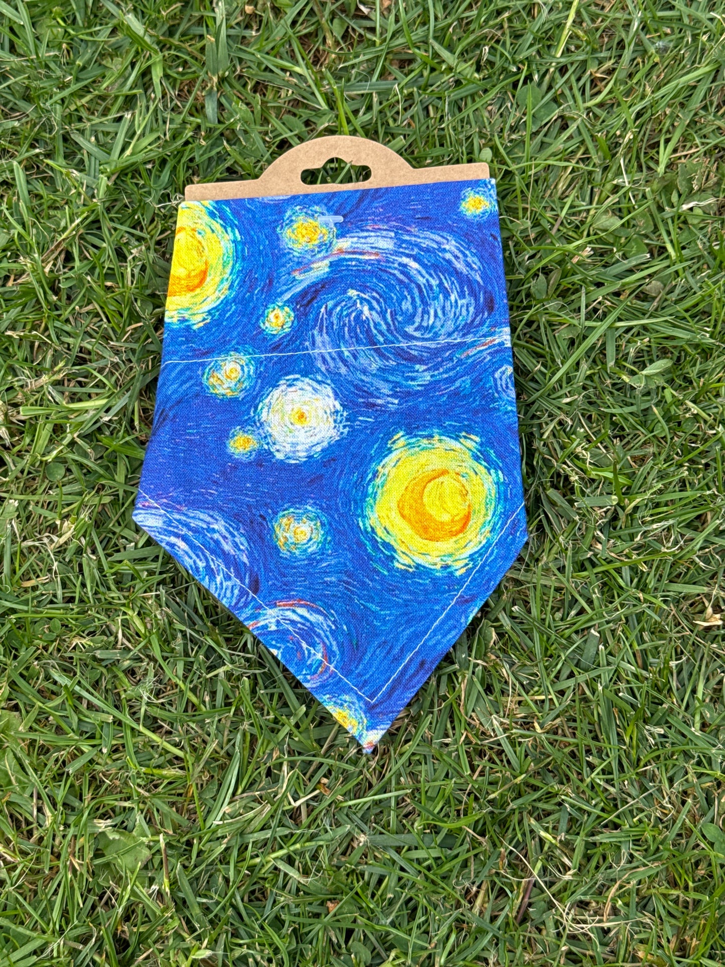 Starry Night Inspired Dog Bandana
