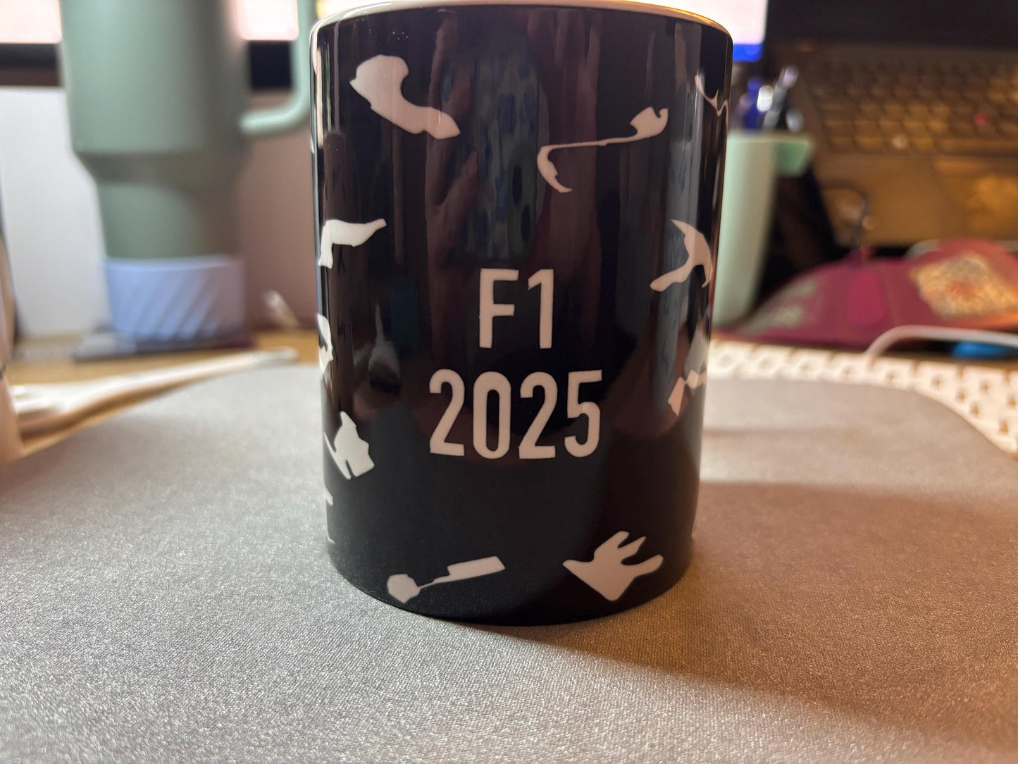 Formula One 2025 Race track Mug | Racing Circuits Mug | F 1 gifts | Hamilton | Norris | Cars | Gift Ideas | Formula Racing