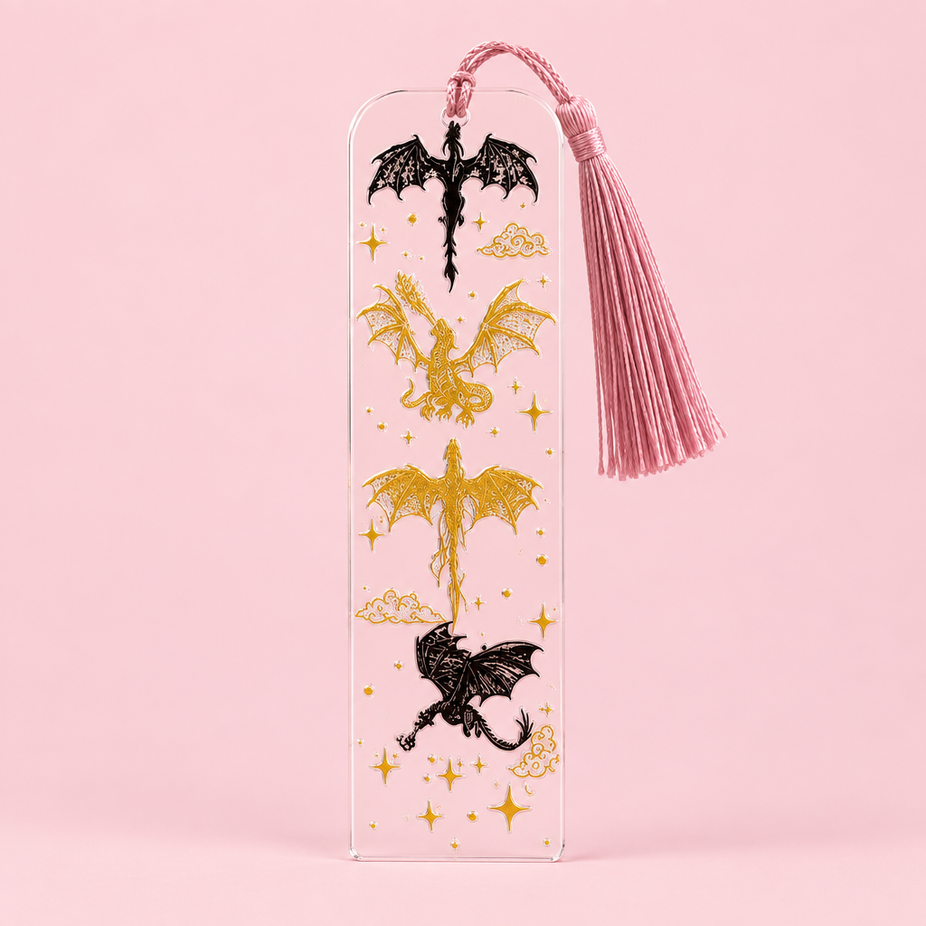 Empyrean Series Dragons Bookmarks - Four Dragons
