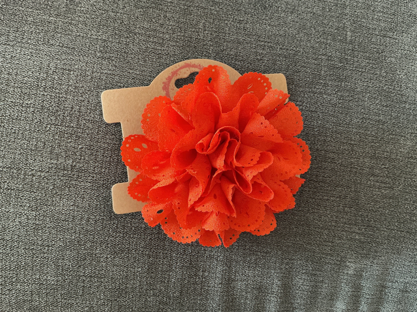 9cm Large textured Chiffon Dog Collar Flower – Elegant Removable Floral Accessory