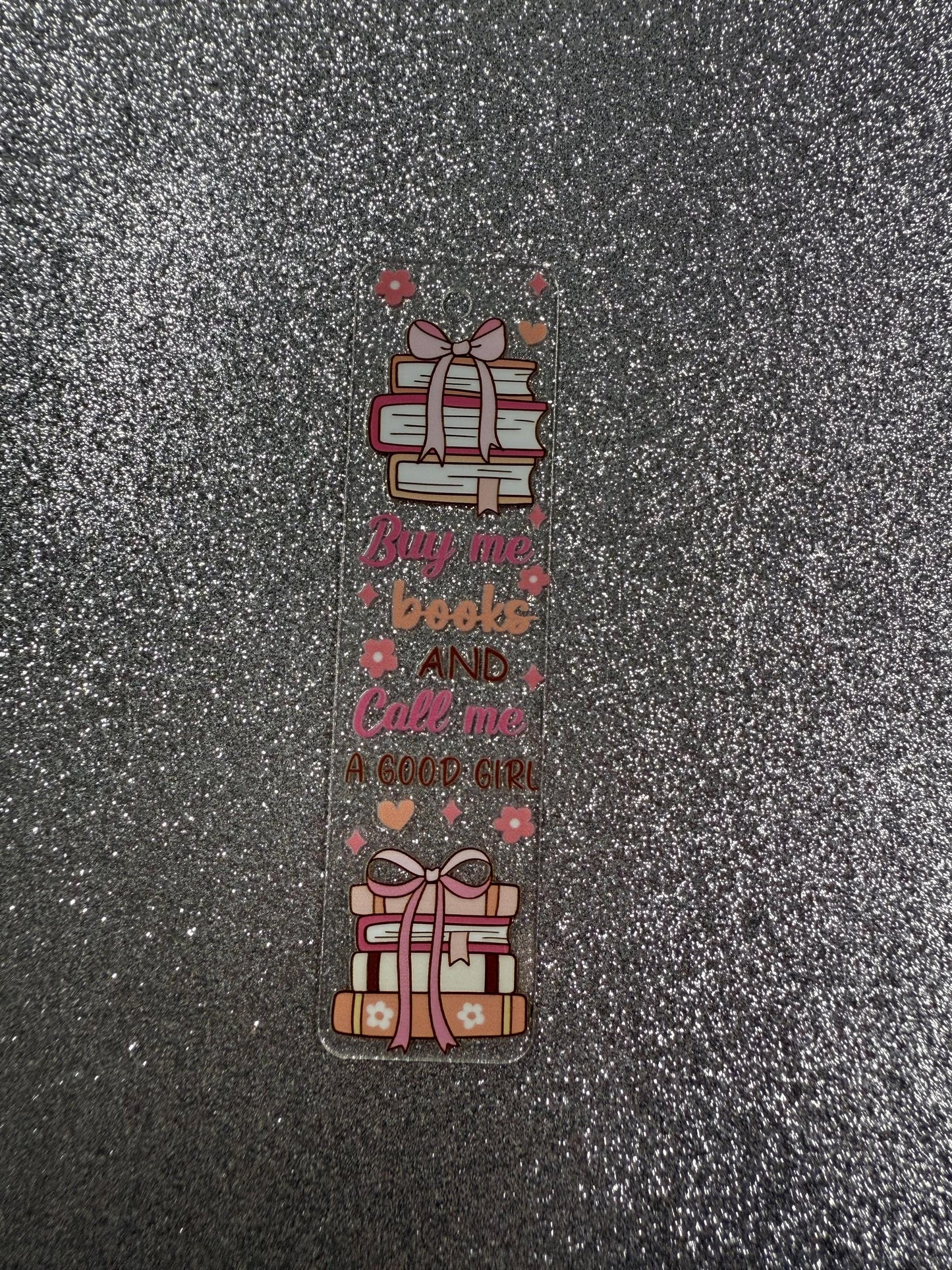 Pink Acrylic Bookmarks