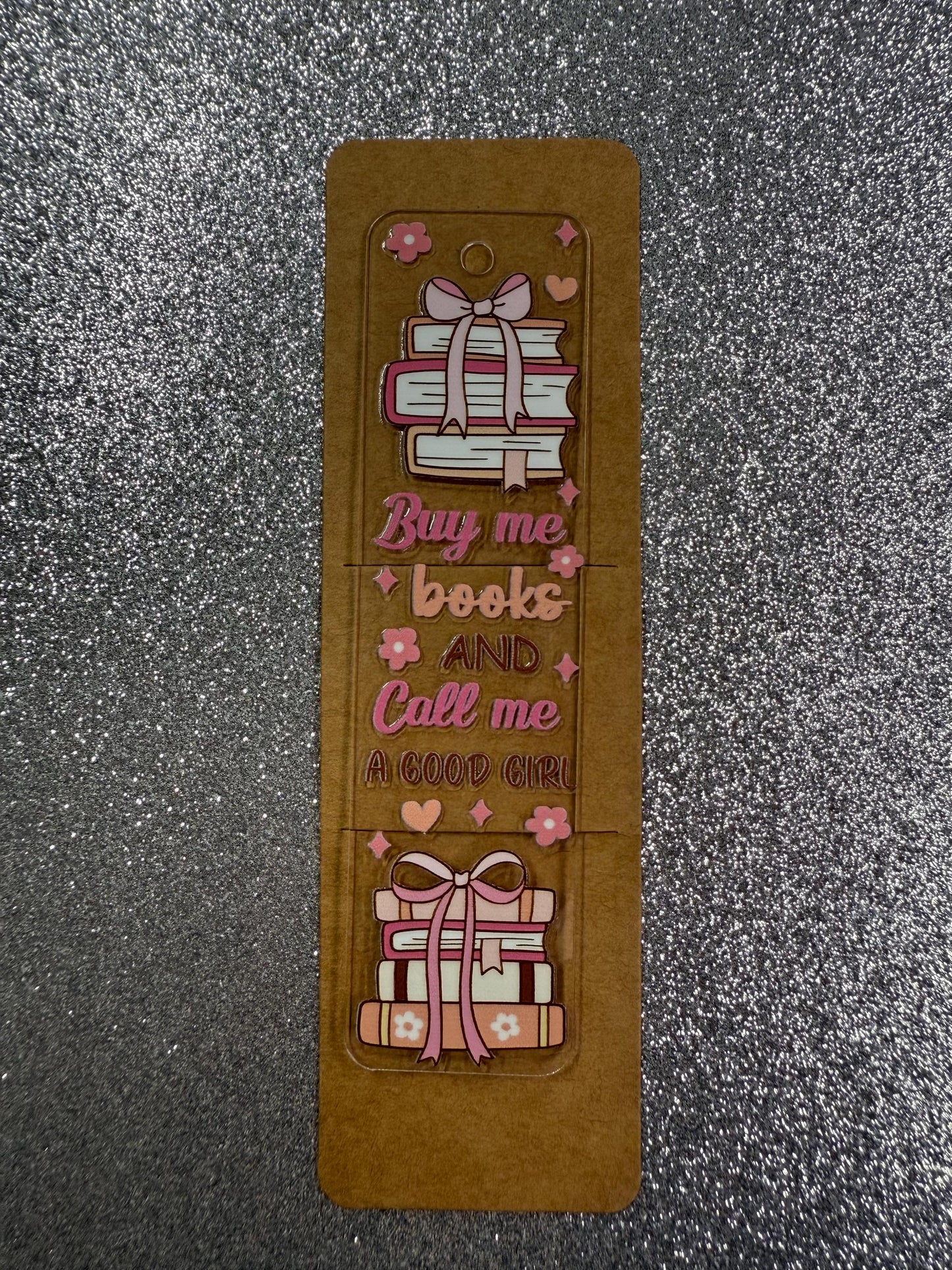 Pink Acrylic Bookmarks