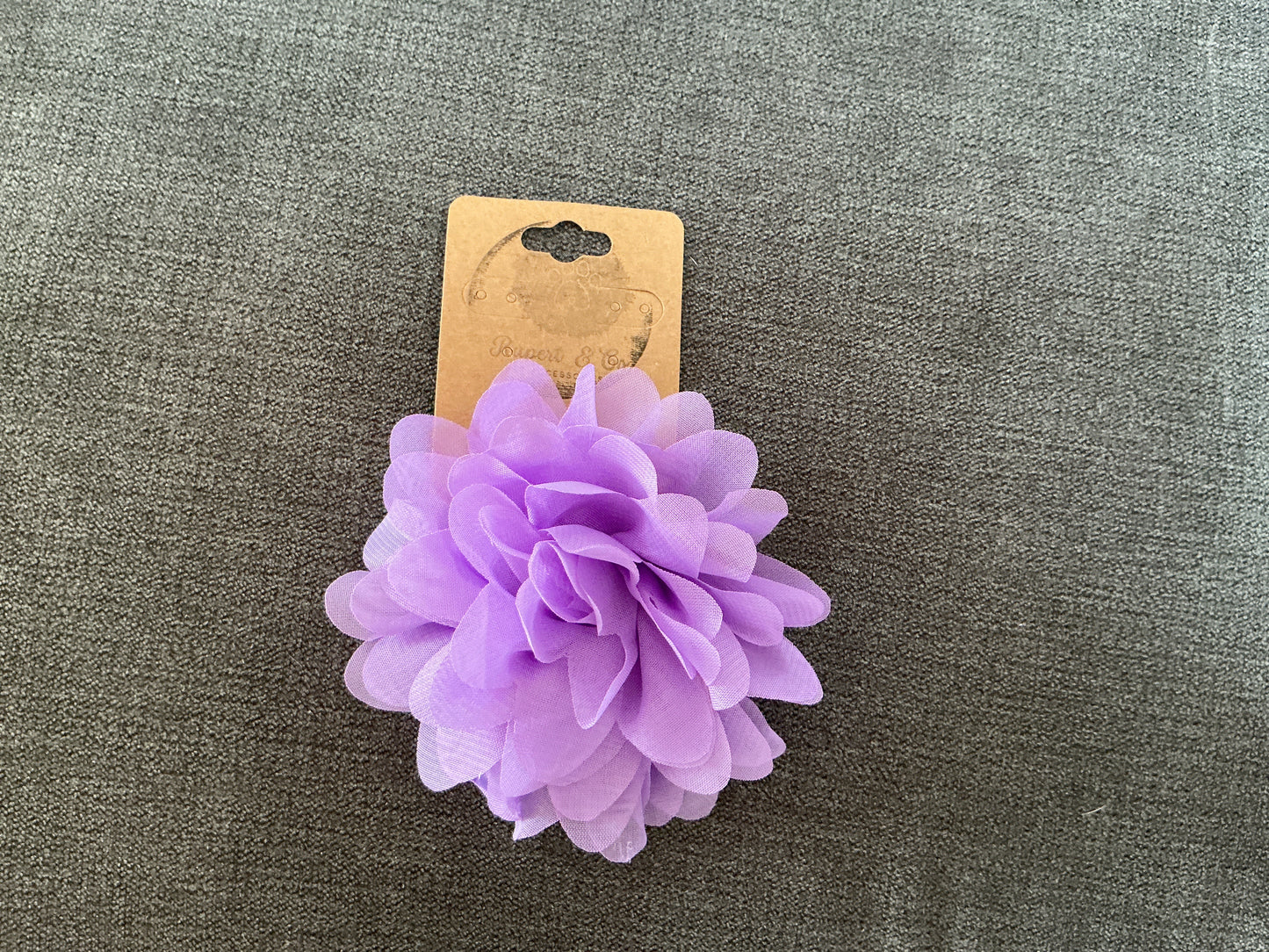 9.5cm Large Chiffon Dog Collar Flower – Elegant Removable Floral Accessory