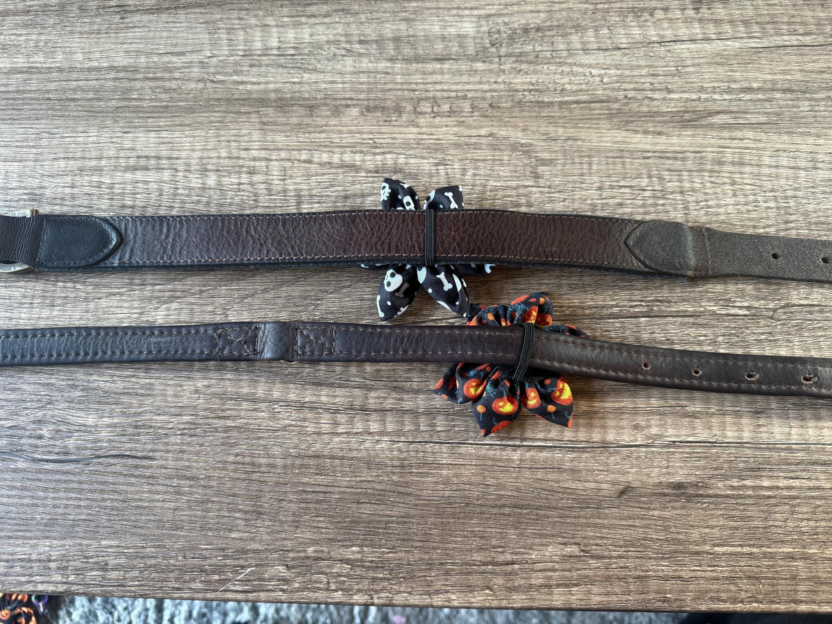 Spooky Halloween Dog Collar Flower | Limited Edition Fabric Pet Accessory | Handmade Collar Decoration for Dogs