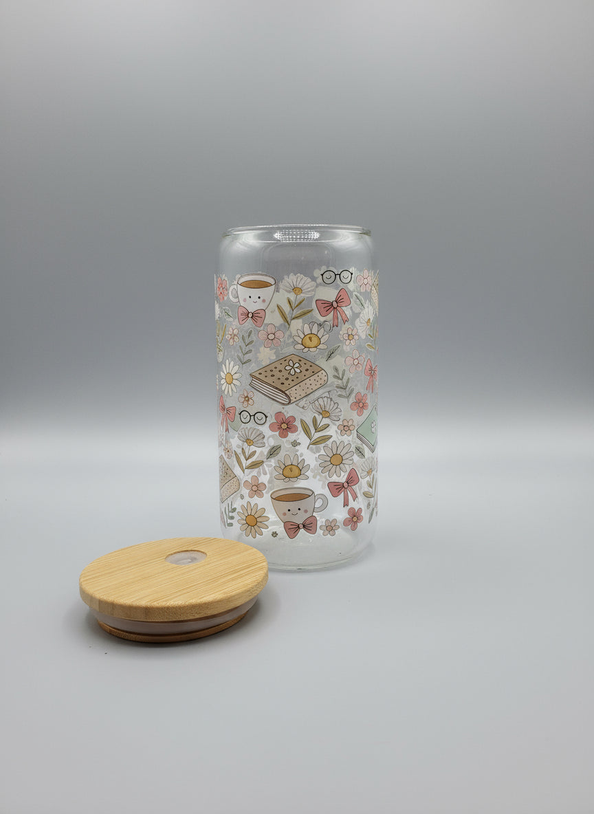 Books and Tea Cold Cup