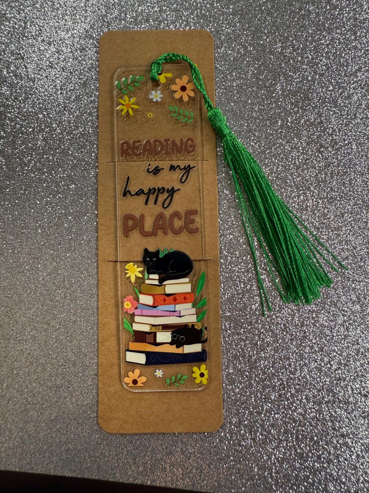 Cat Acrylic Bookmark