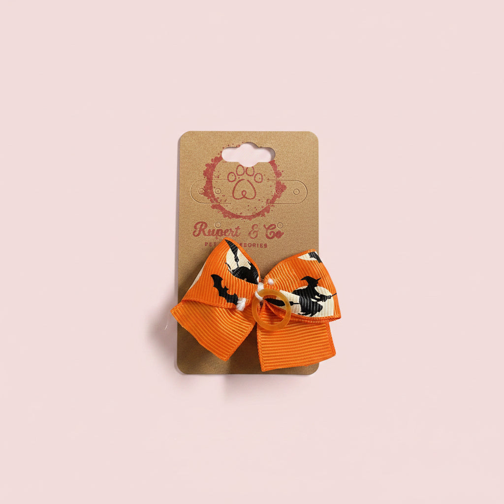 Halloween Dog Collar Bow | hair bow