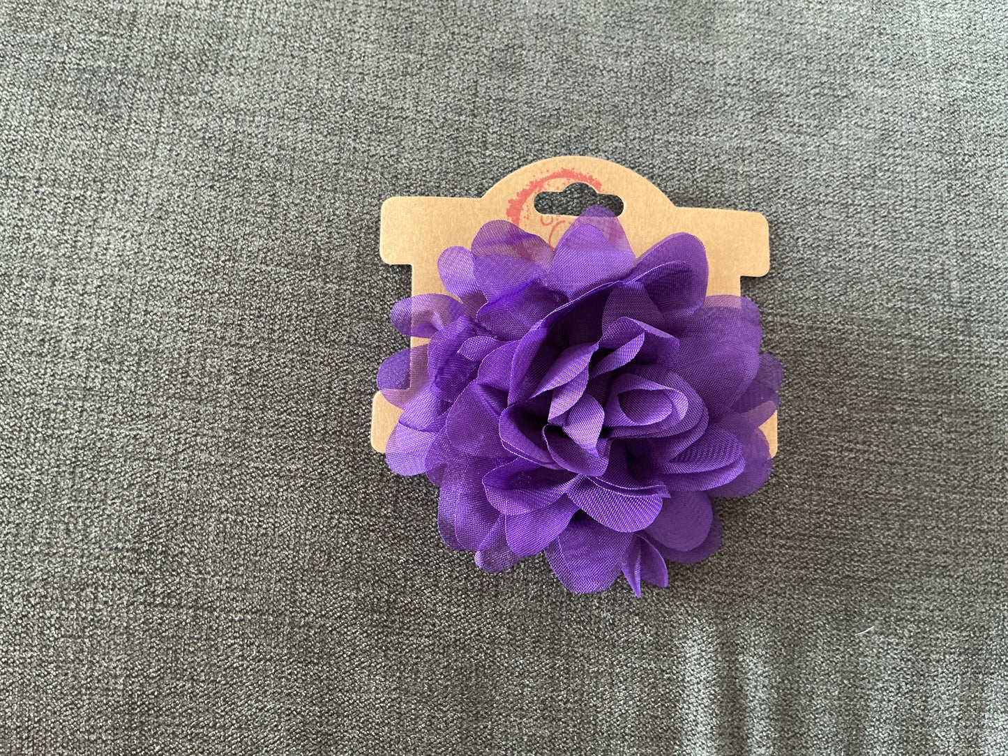 9.5cm Large Chiffon Dog Collar Flower – Elegant Removable Floral Accessory