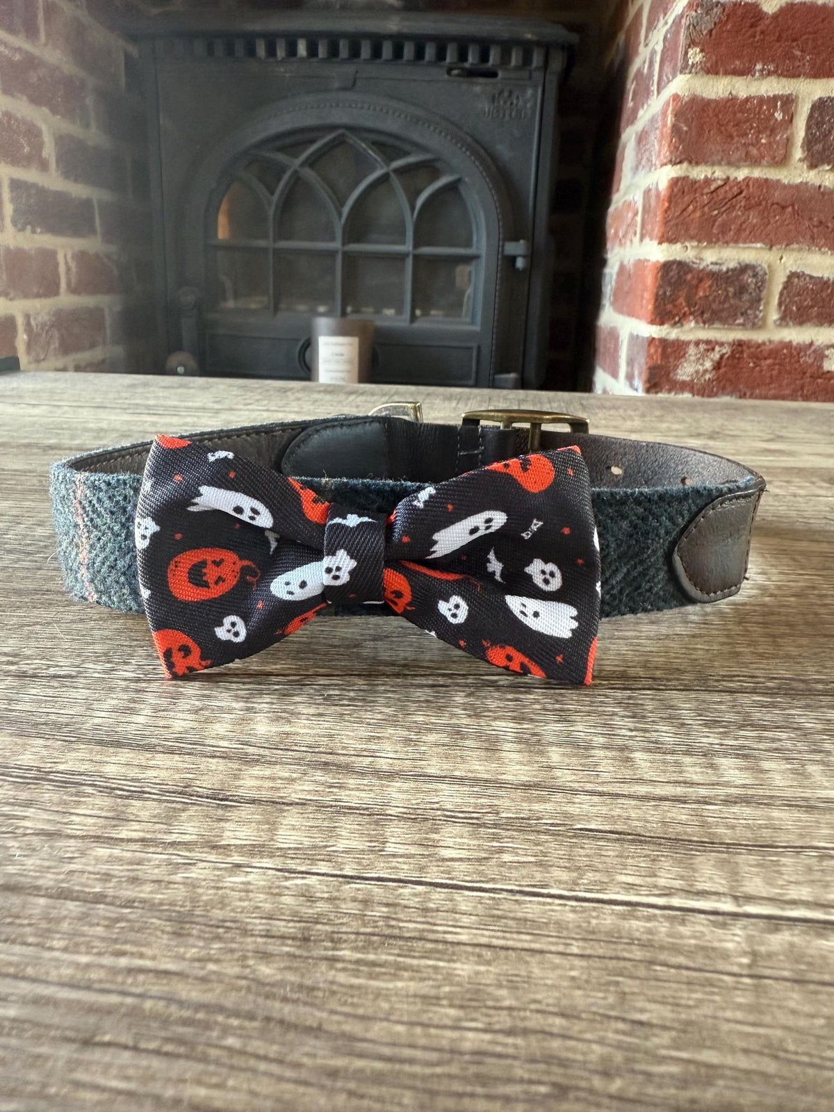Halloween Dog Collar Bow Tie