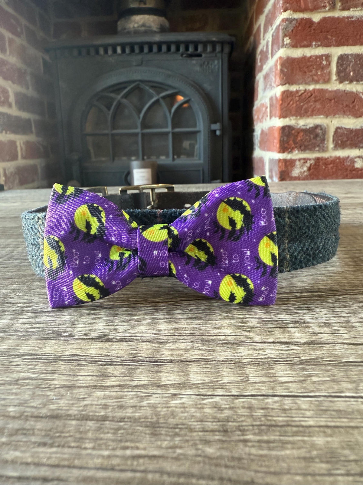 Halloween Dog Collar Bow Tie