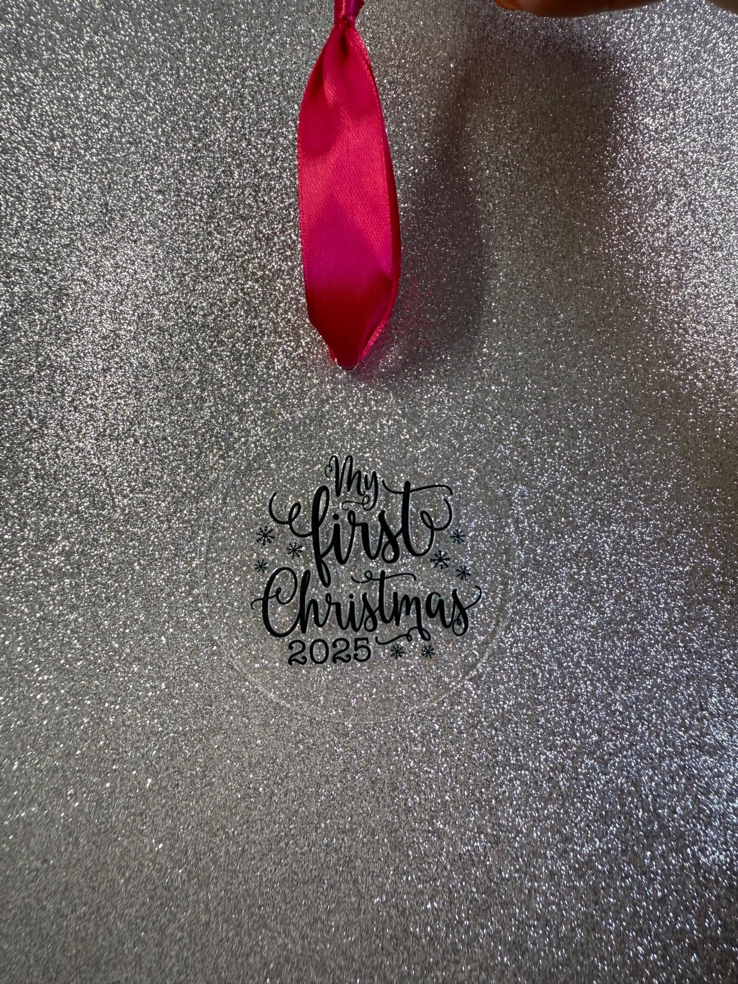 First Christmas Tree Decoration – First Christmas  – Personalised 2025 Keepsake - Pet gift