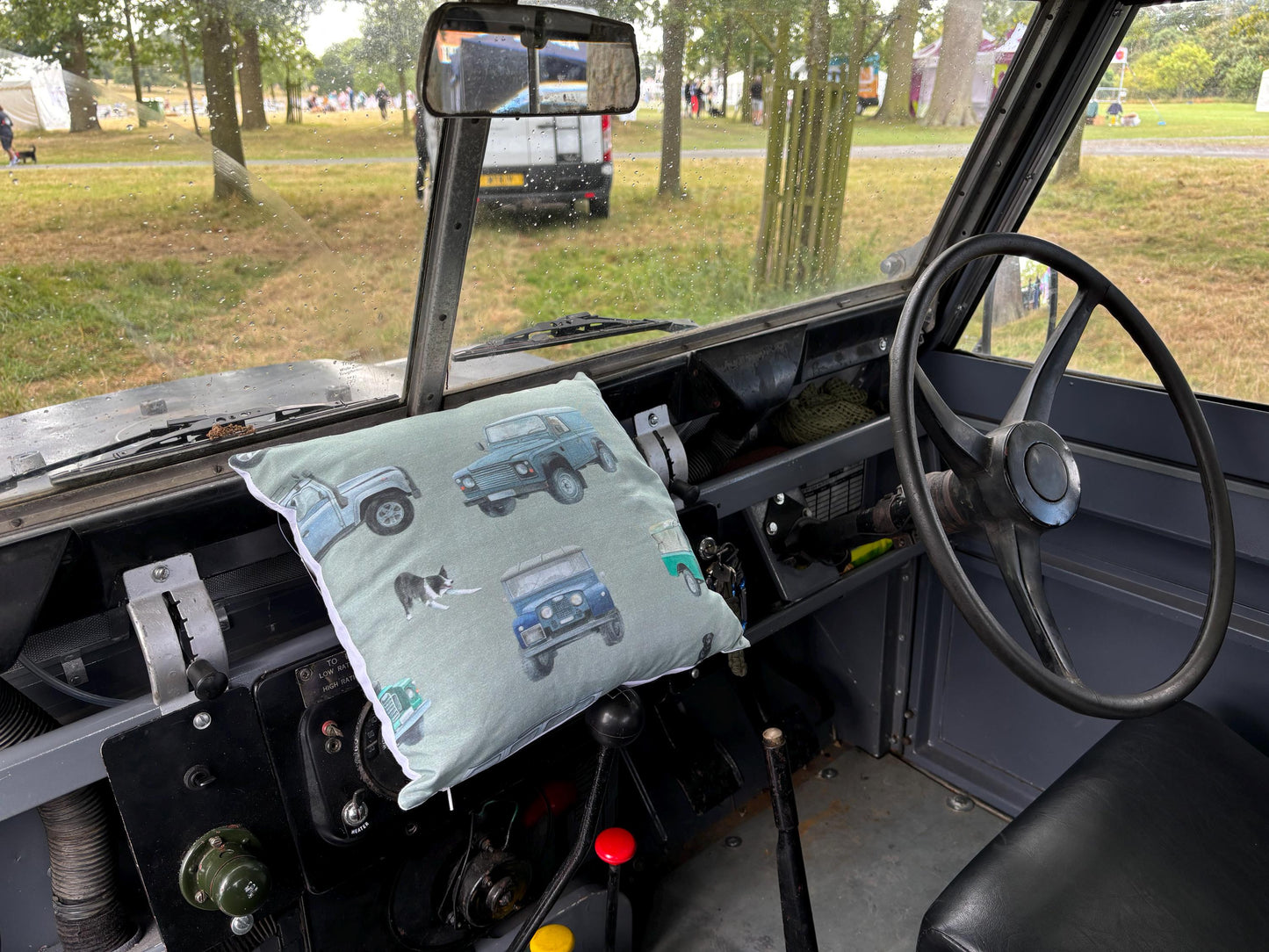 Handmade Land Rover Defender Cushion