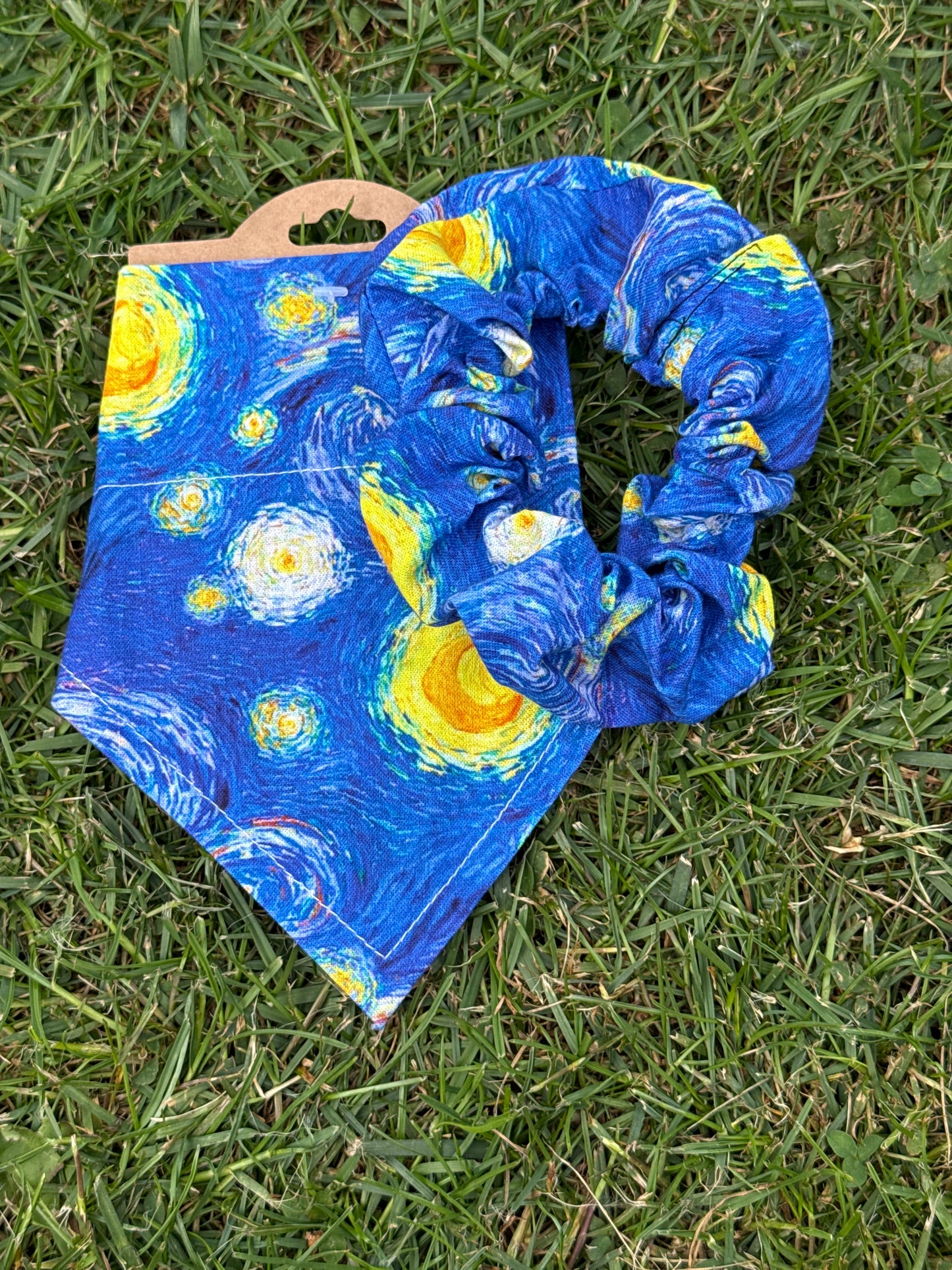 Starry Night Inspired Dog Bandana