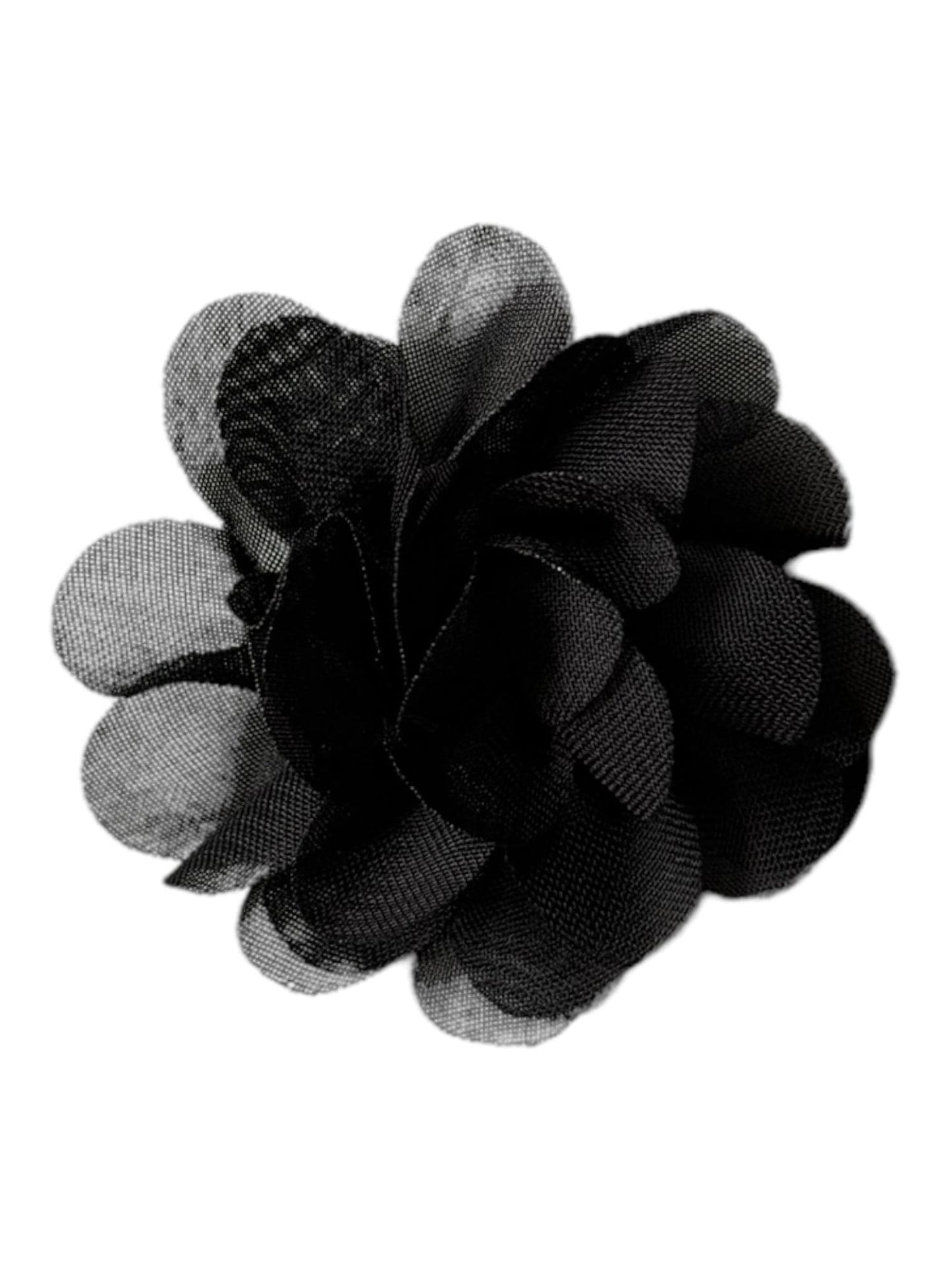 Small Dog Collar Flower – Chiffon Layered Floral Accessory for Small Dogs | Removable Pet Collar Flower | Feminine Dog Bow