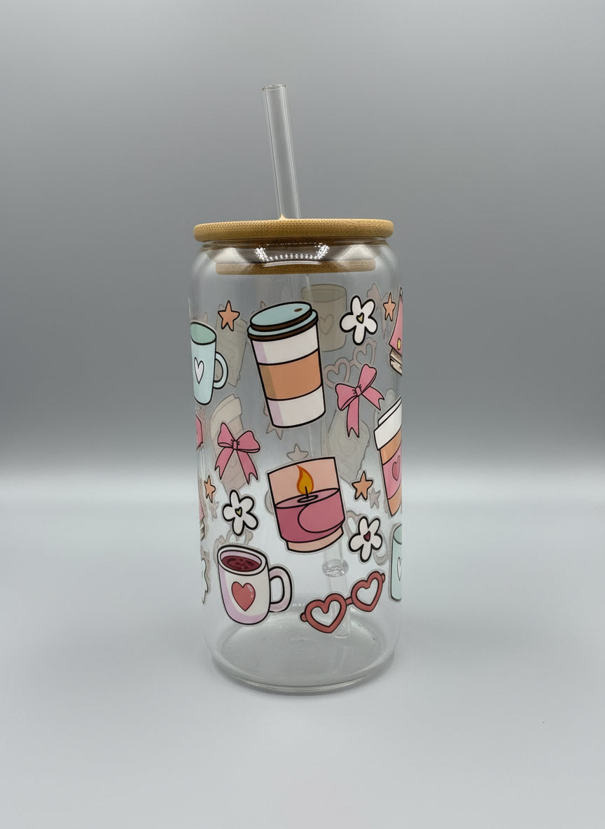 Books and coffee Cold Cup