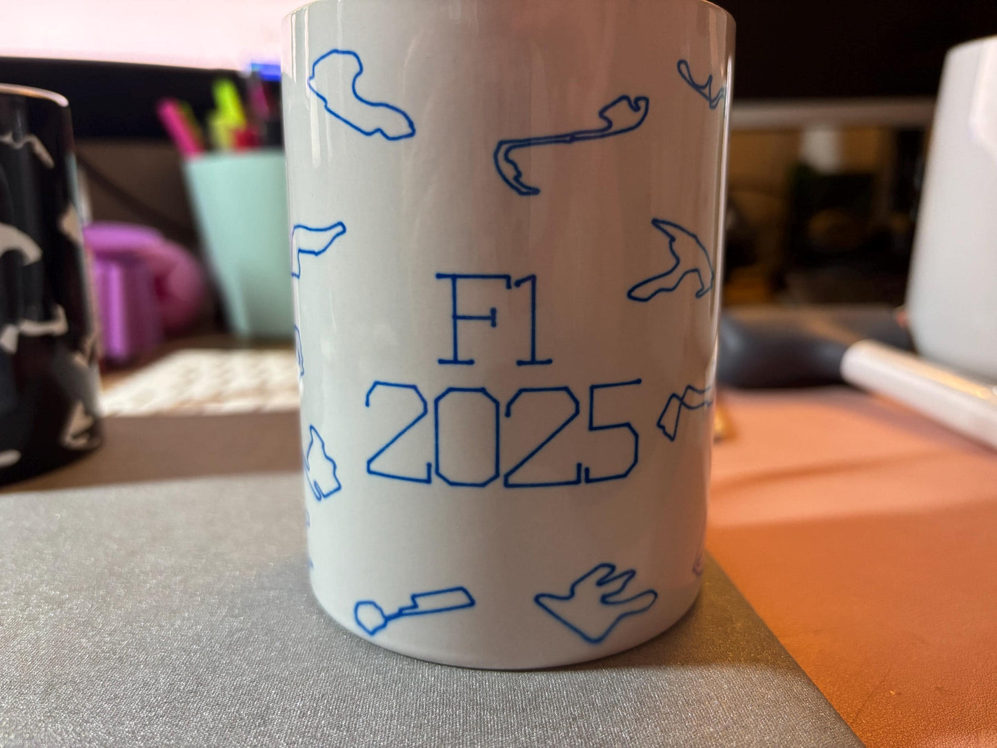 Formula One 2025 Race track Mug | Racing Circuits Mug | F 1 gifts | Hamilton | Norris | Cars | Gift Ideas | Formula Racing