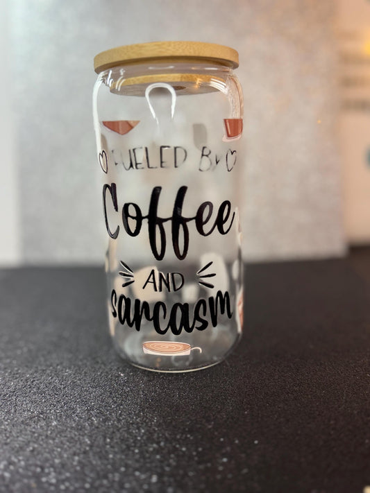 Coffee and Sarcasm Cold Cup