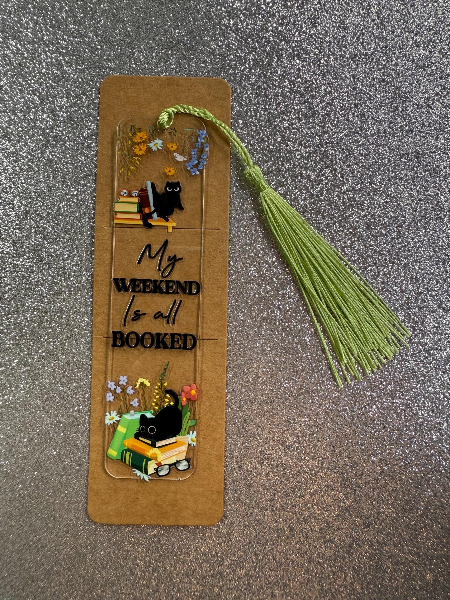 Cat Acrylic Bookmark