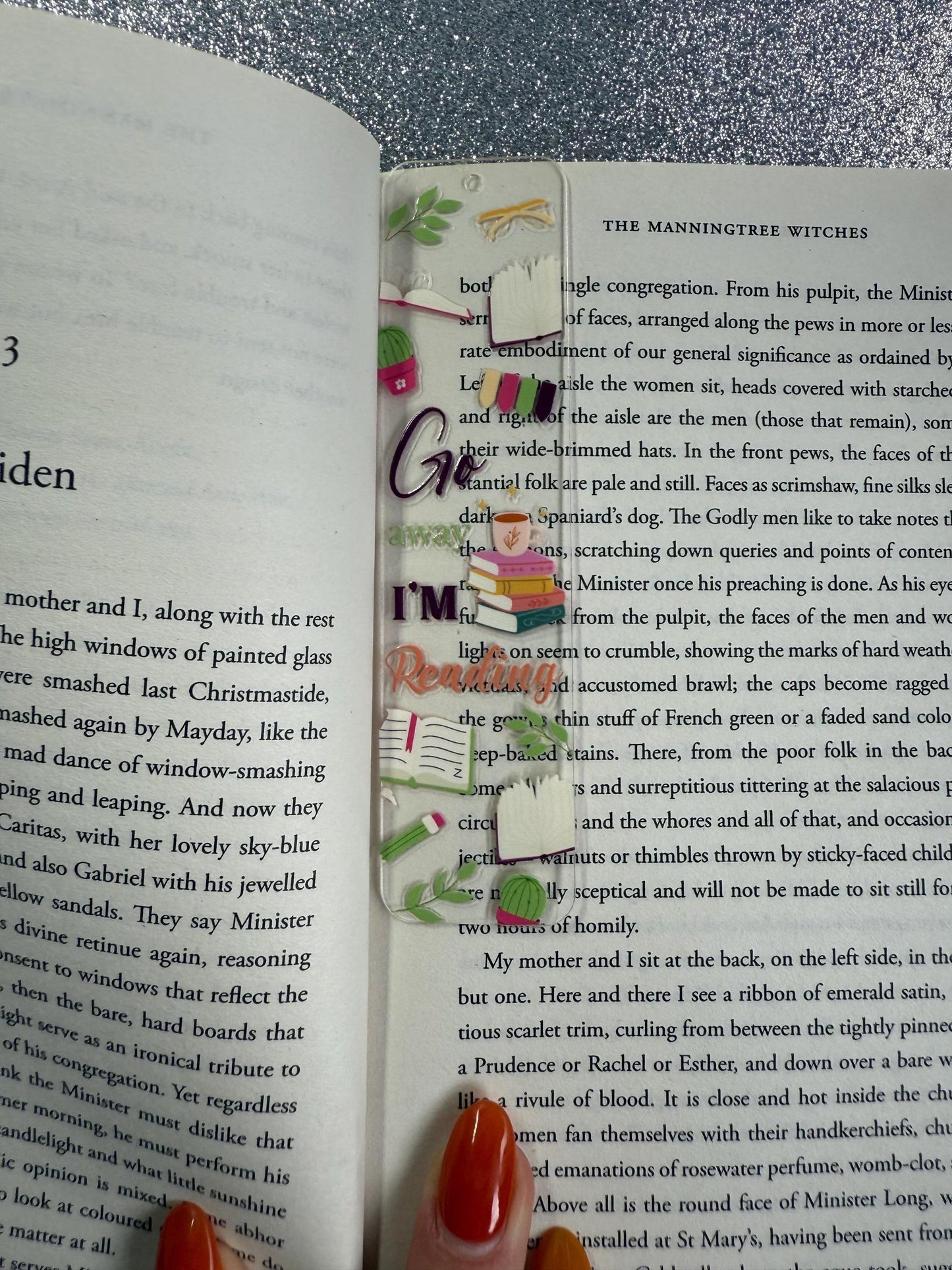 Cheeky Acrylic Bookmark