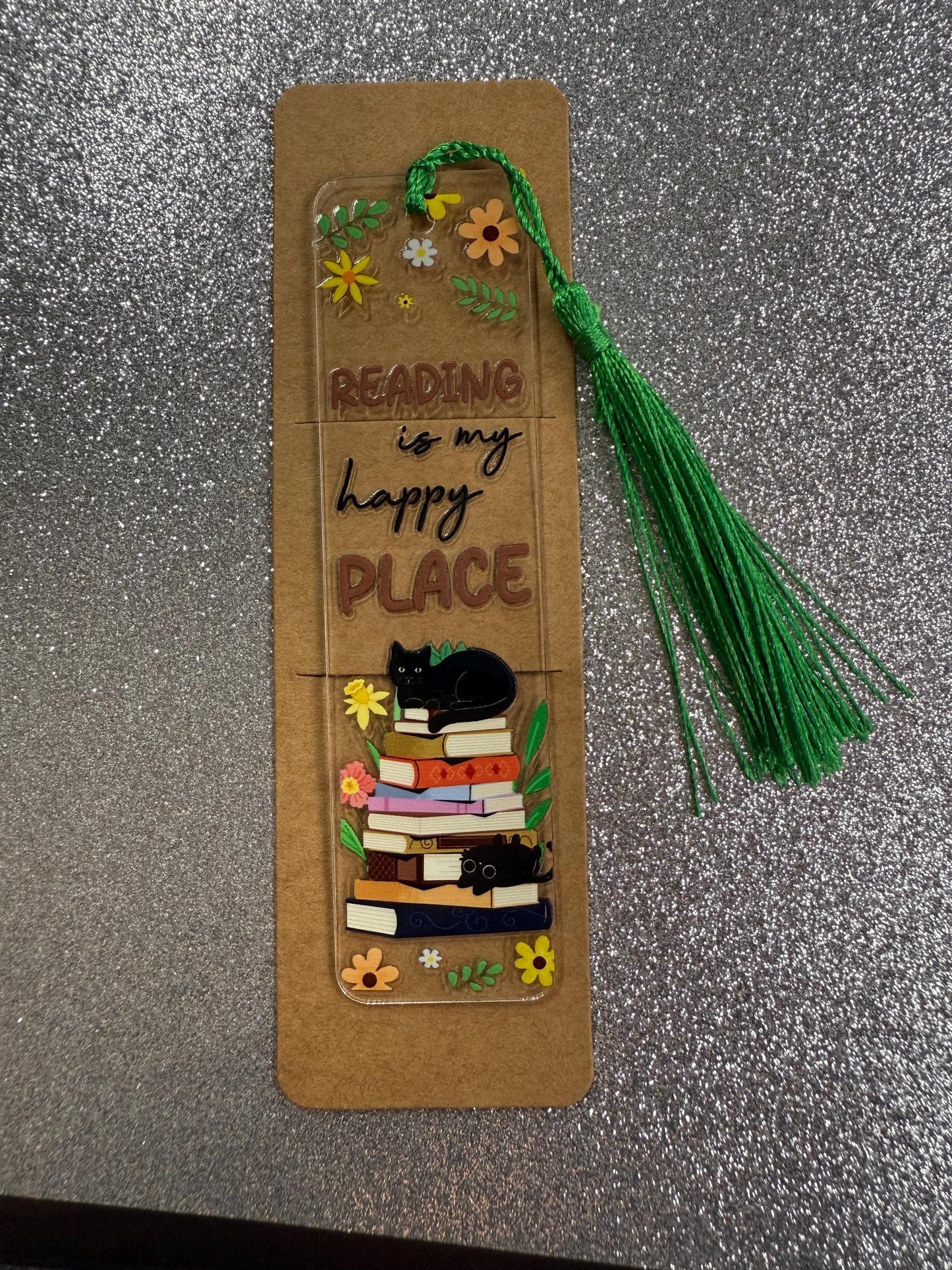Cat Acrylic Bookmark