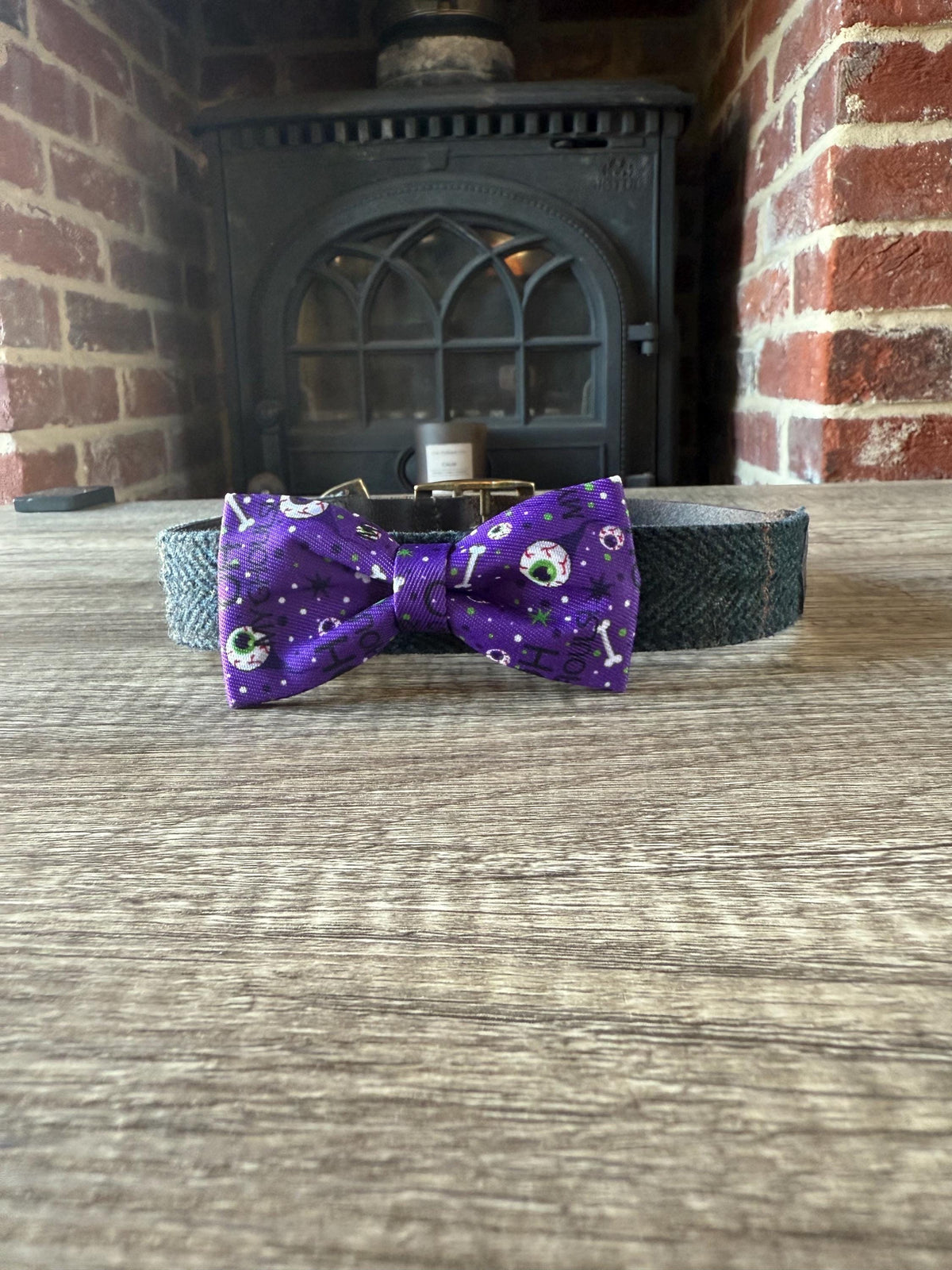 Halloween Dog Collar Bow Tie