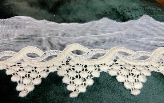 White Wedding lace trim