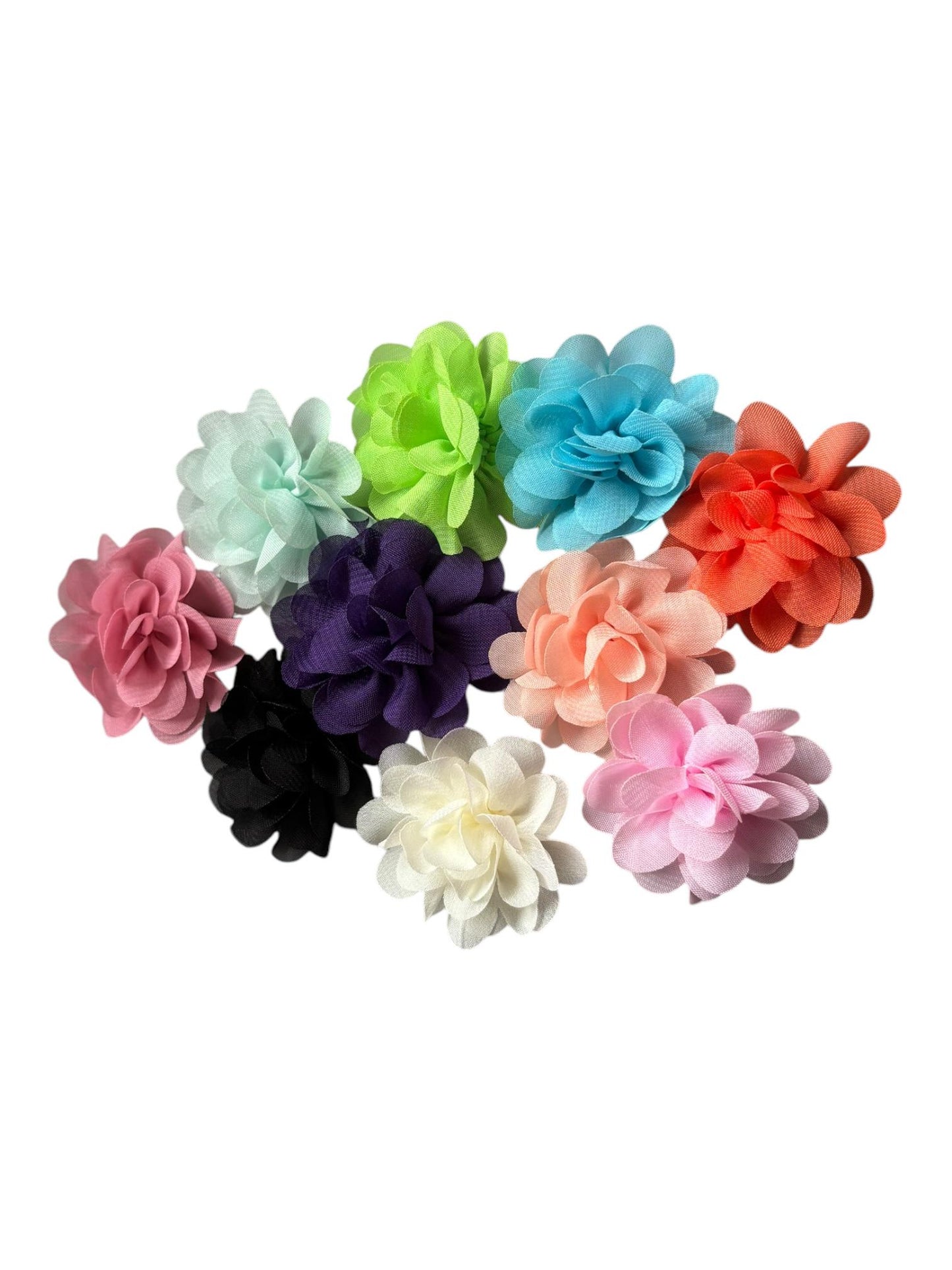 Small Dog Collar Flower – Chiffon Layered Floral Accessory for Small Dogs | Removable Pet Collar Flower | Feminine Dog Bow