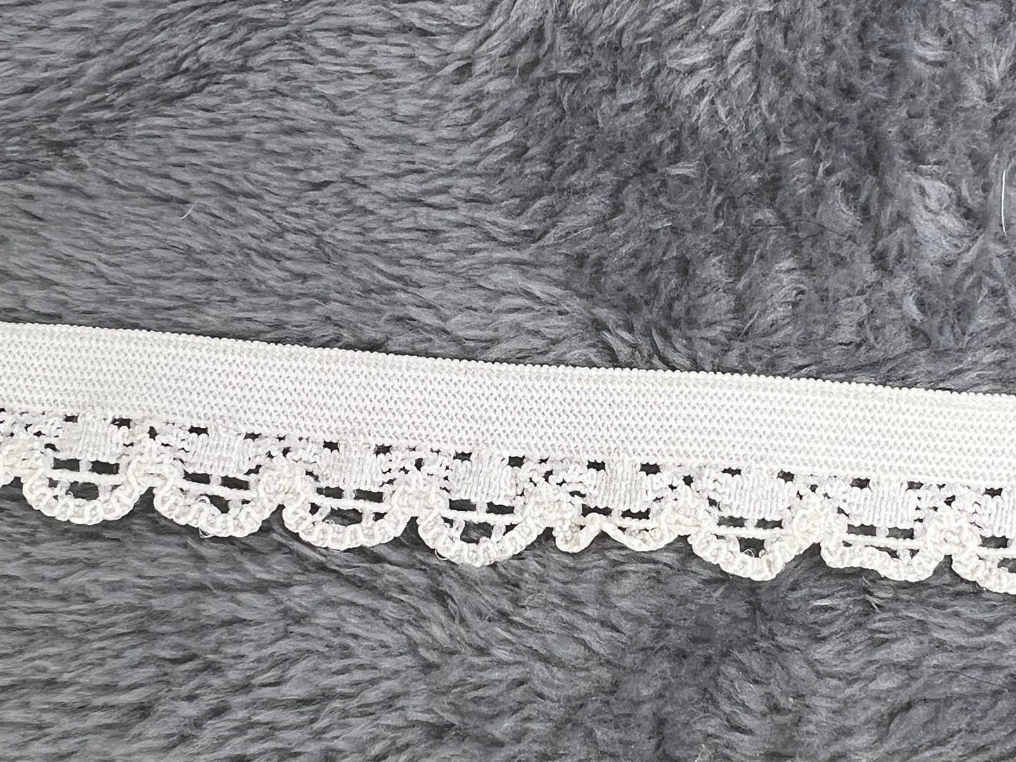 Vintage Ivory Floral Stretch Lace Trim: Sewing & Craft Embellishment