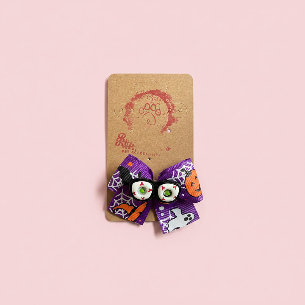 Halloween Dog Collar Bow | hair bow