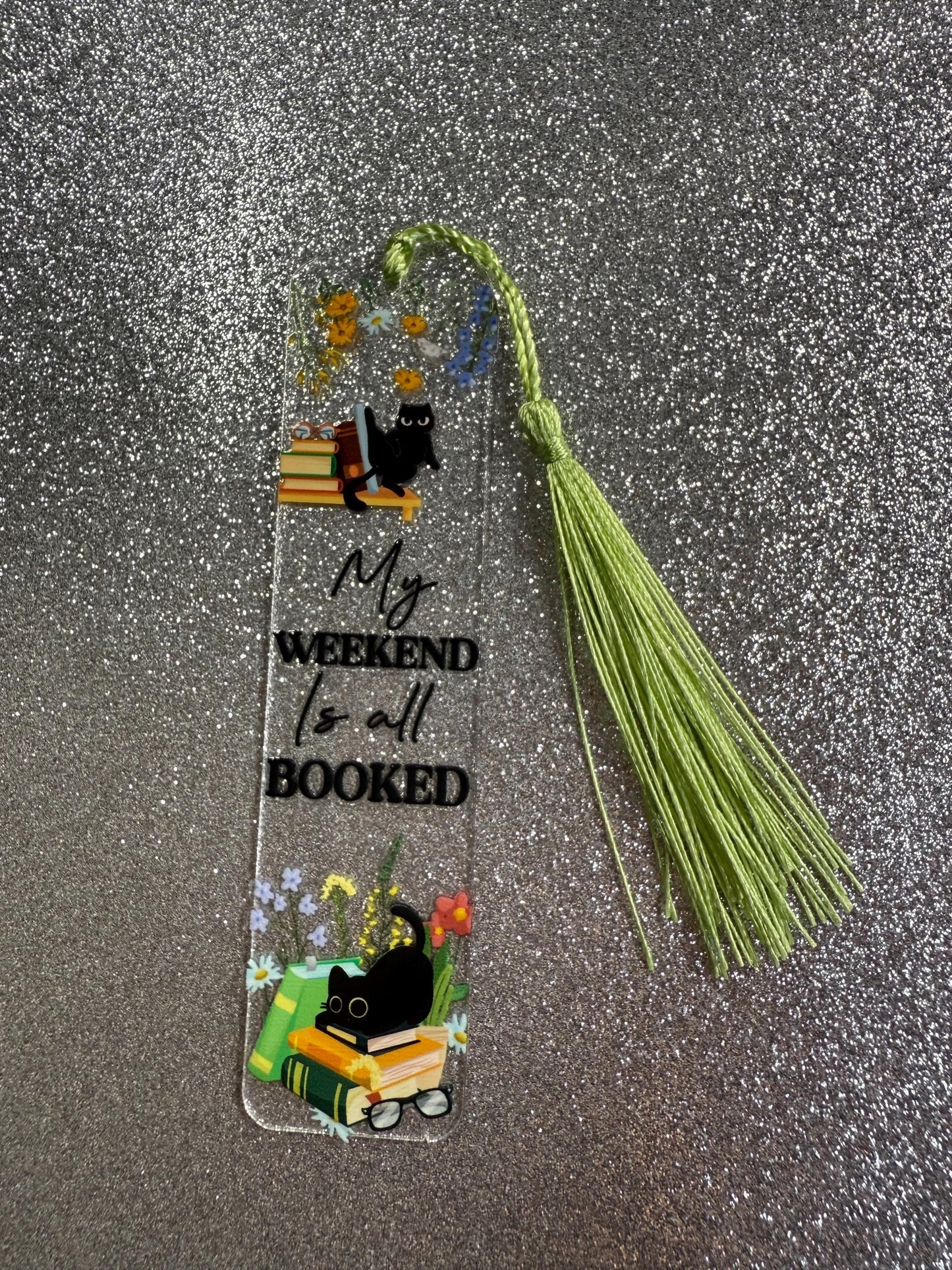 Cat Acrylic Bookmark