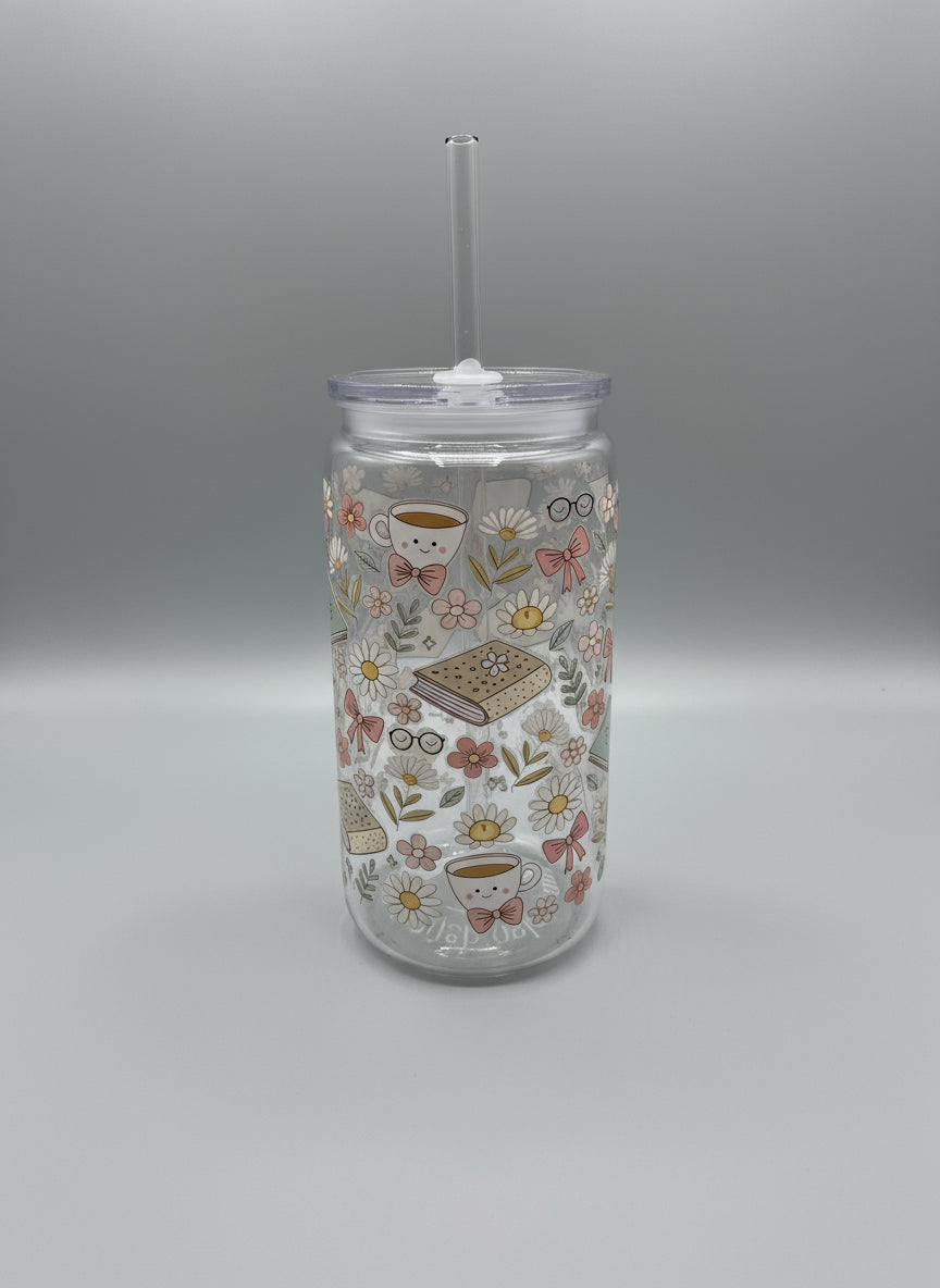 Books and Tea Cold Cup